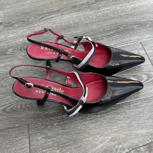 Kate Spade Maritza Black Patent Leather Heels size 11 - Picture 9 of 9